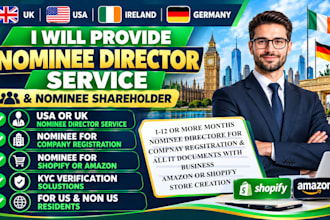 provide nominee director for uk, usa, ireland, germany, and nominee shareholder