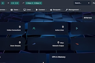 setup best xtream ui, xuione, drm server with epg configure with reseller option