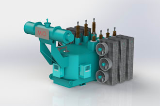 create 3d cad models and assemblies in solidworks