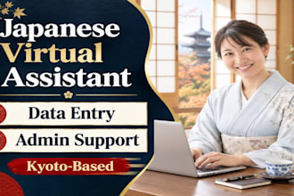 be your japanese virtual assistant for data entry and admin support