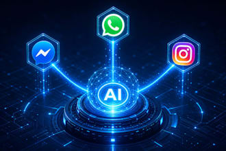 create manychat and uchat chatbot for instagram, facebook, and whatsapp bot