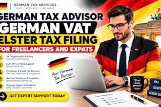do german tax advisor german vat, elster tax filing for freelancers and expats