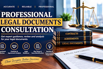 provide professional legal documents consultation