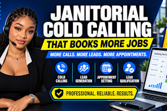 janitorial cold calling, appointment setting, cold email list, lead generation