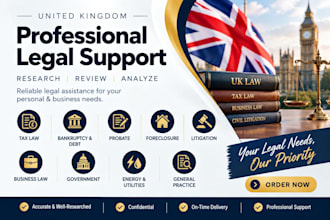 provide legal support for tax, bankruptcy, probate and litigation