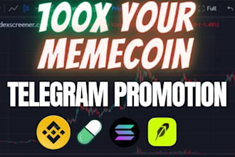 grow solana meme coin, crypto telegram promotion, meme coin promotion, robinhood