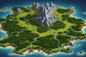 design 2d fantasy regional maps, world maps and maps for foundry vtt