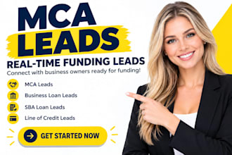 do lead generation and provide ucc leads for mca