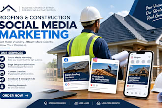 be your roofing construction hvac handyman social media marketing manager
