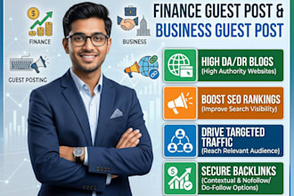 do finance guest post and business guest post on guest posting blogs