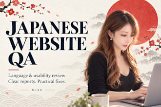 review your japanese website for language and usability issues