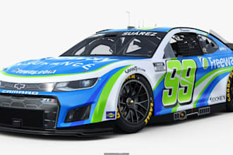 design custom iracing livery, custom assetto corsa car, police, acc and lmu