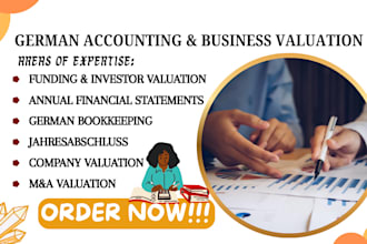 prepare company valuation reports for germany france and italy