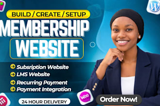 build a paid membership and subscription wordpress website