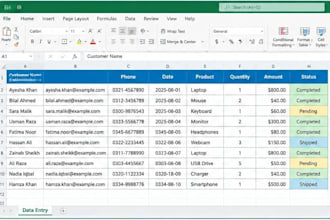 create professional excel spreadsheets and projects