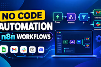 build n8n no code automation workflow