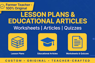 write lesson plans worksheets for teachers