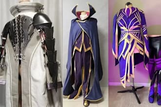 cosplay costume halloween fabric cosplay sewing pattern anime cosplay creation