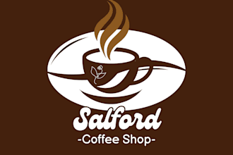 create a coffee shop logo