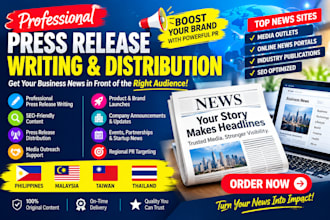 distribute press releases on top news sites in philippines malaysia taiwan thai