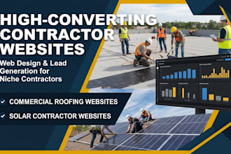 commercial roofing leads solar epoxy flooring contractor website landing page fb