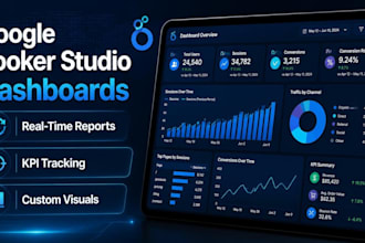 build interactive google looker studio dashboard and report