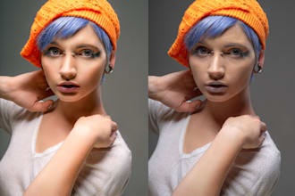 do photo retouching, smooth skin and high end retouching