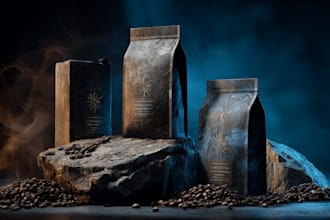 create exceptional coffee pouch and tea packaging design