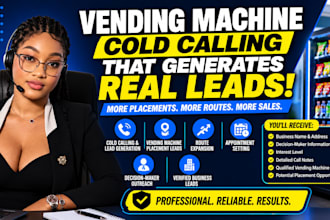 vending machine cold call, cold calling for vending machine, location finder