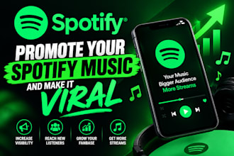 promote your spotify music and make it viral spotify