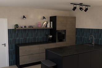 create a 3d interior design in sketchup