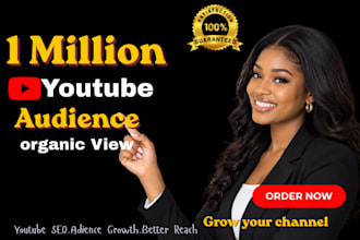 promote your youtube video SEO promotion to gain 1 million views organically