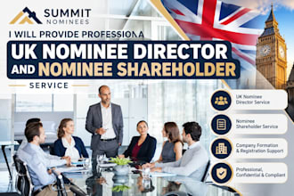 provide professional UK nominee director and nominee shareholders service