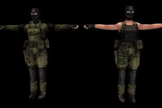 make lowpoly 3d animation rigging for psx, nintendo style, y2k retro model, ue5