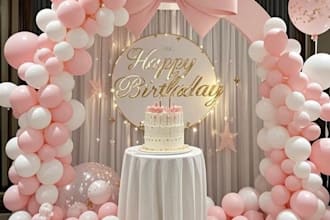 be your creative event decorator