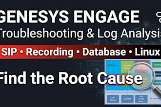 genesys engage troubleshooting and log analysis