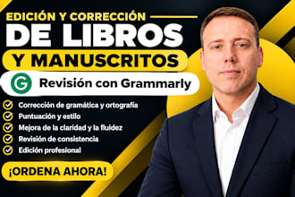 edita y corrige tu libro profesionalmente con revision gramatical