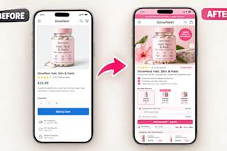 redesign your shopify product page UI UX