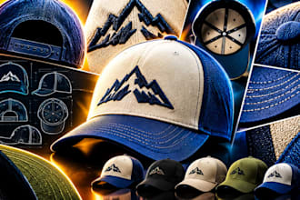 design premium cap tech packs for snapback, trucker, bucket and dad caps