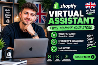be your long term shopify virtual assistant and store manager to boost your sale