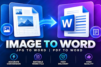 convert scanned PDF or images to editable word with ocr