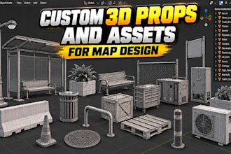 create custom 3d props and assets for gta 5 fivem map