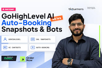 build gohighlevel ai appointment booking bot and snapshot