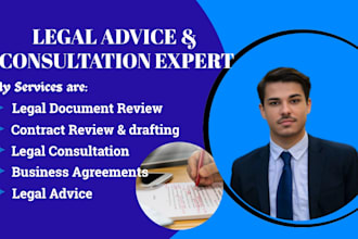 provide legal consultation and legal advice as a licensed attorney
