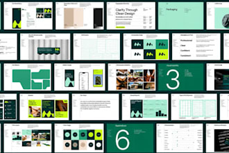 create a full branding kit with brand guidelines color palette and brand manual