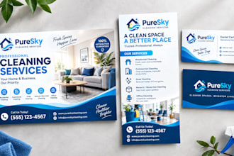 design eddm postcard, rack card, and door hanger