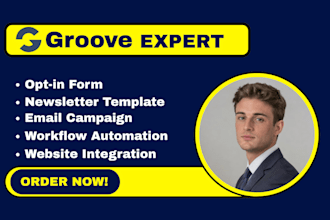 setup groovemail email marketing automation funnels and integrations