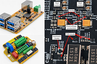design pcb emi emc filtering, grounding and esd protection