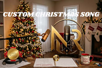 arrange and compose a custom song, christmas music