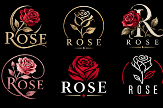 design a professional, floral, flower, beauty, elegant, or botanical rose logo